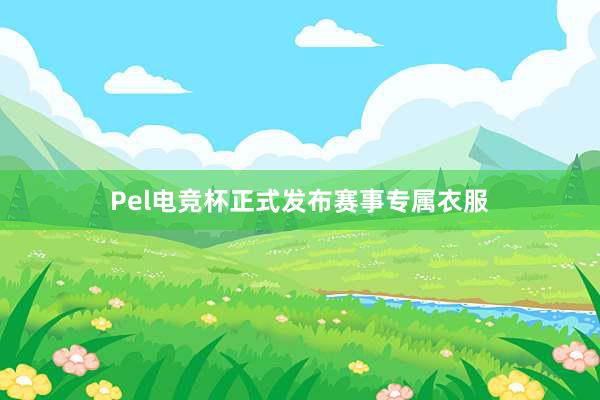 Pel电竞杯正式发布赛事专属衣服